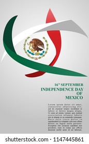 Independence Day of Mexico vector illustration. Suitable for greeting card, poster and banner.