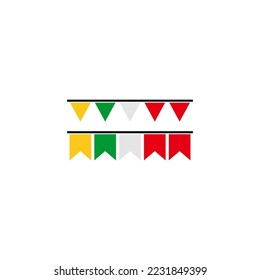 independence day of Myanmar icon set vector sign symbol
