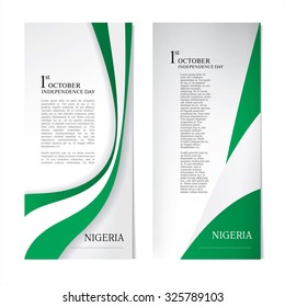 Independence day of Nigeria. First of October.