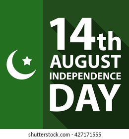 Independence day of Pakistan design illustration 02