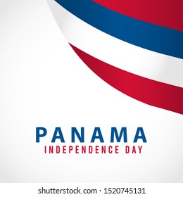 Independence Day of Panama Design Illustration Template. Design for banner, greeting cards or print.