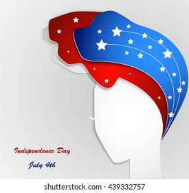 Independence day, paper lady