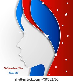 Independence day, paper lady