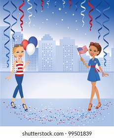 Independence day Party Illustration