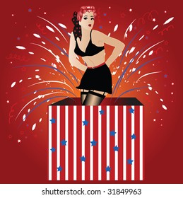Independence Day pinup