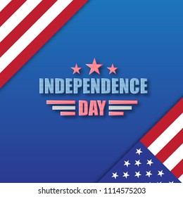 Independence day poster design. EPS10 vector