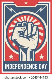 Independence Day Poster, Fist Hand