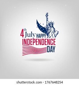 Independence Day. Poster. The Statue of Liberty. Patriotism. 4th of July. democracy. 