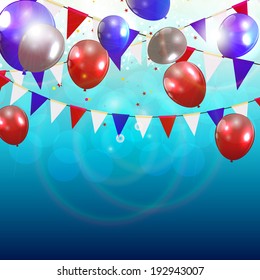 Independence Day Poster Vector Illustration