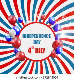 Independence Day Poster Vector Illustration