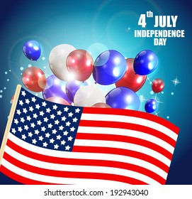 Independence Day Poster Vector Illustration