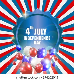 Independence Day Poster Vector Illustration
