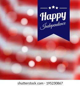 Independence day poster, vector illustration background, invitation card