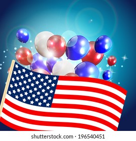 Independence Day Poster Vector Illustration