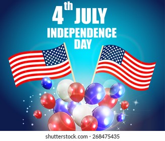 Independence Day Poster Vector Illustration
