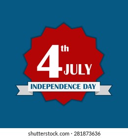 Independence Day Poster Vector Illustration Eps10