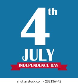 Independence Day Poster Vector Illustration Eps10
