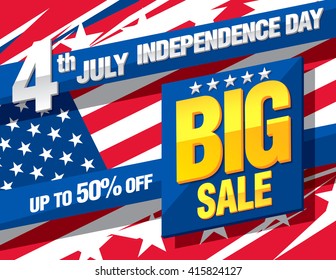 independence day sale banner template design