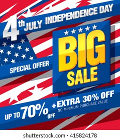 independence day sale banner template design