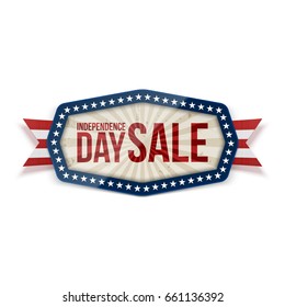 Independence Day Sale national patriotic Banner