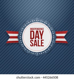 Independence Day Sale realistic Tag