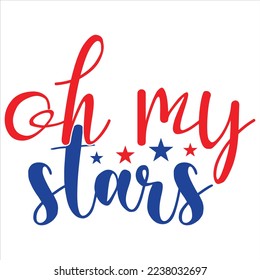 Independence Day SVG Design Vector File.