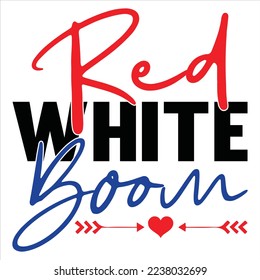Independence Day SVG Design Vector File.