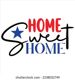 Independence Day SVG Design Vector File.