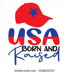 Independence Day SVG Design Vector File.