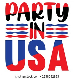 Independence Day SVG Design Vector File.