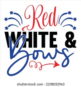 Independence Day SVG Design Vector File.