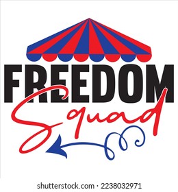 Independence Day SVG Design Vector File.