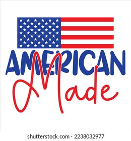 Independence Day SVG Design Vector File.