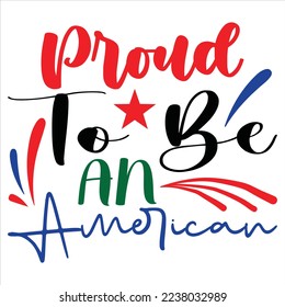 Independence Day SVG Design Vector File.
