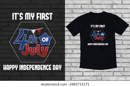 Independence day t shirt design