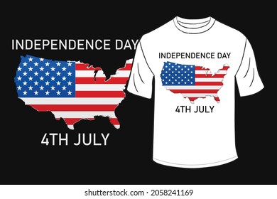 Independence Day T-Shirt Design Template