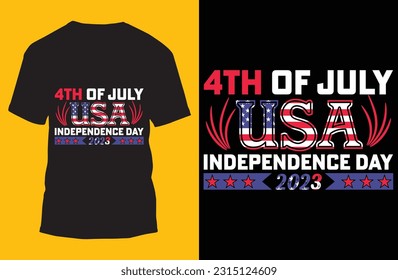 independence day t-shirt design vector art