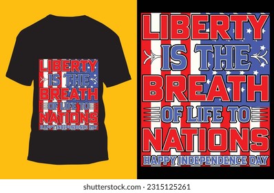 independence day t-shirt design vector art