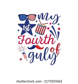 independence day  typography tshirt design vector