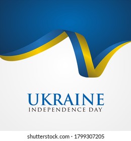 Independence day of Ukraine 24 August, Ukraine Independence Day, Vector illustration.