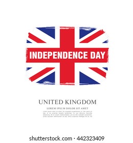 Independence Day of the United Kingdom. Vector illustration