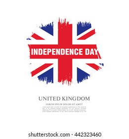 Independence Day of the United Kingdom. Vector illustration