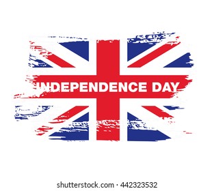 Independence Day of the United Kingdom. Vector illustration