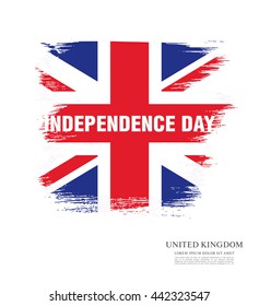 Independence Day of the United Kingdom. Vector illustration