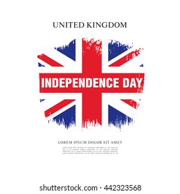 Independence Day of the United Kingdom. Vector illustration