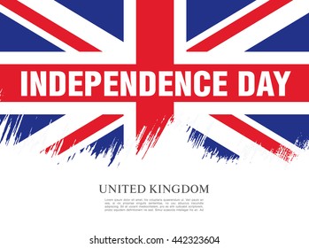 Independence Day of the United Kingdom. Vector illustration