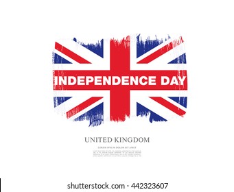 Independence Day of the United Kingdom. Vector illustration