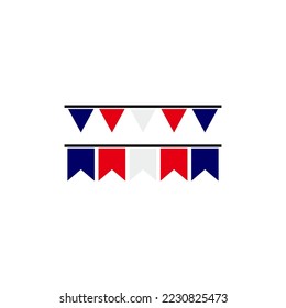 independence day of United states of America icon set vector sign symbl 