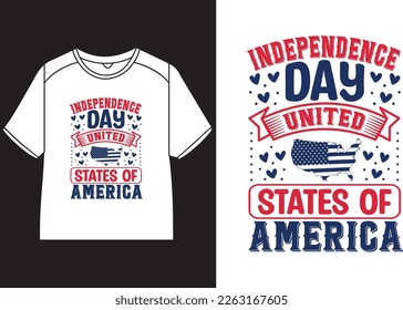 Independence day United States of America T-Shirt Design