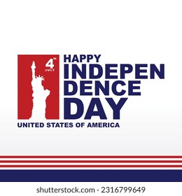 Independence Day United States of America Vector, perfect for office, company, school, social media, advertising, printing and more